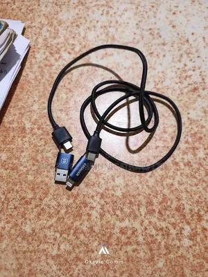 (Item: C28p) 4-in-1 Fast Charging Cable, Type C + Lightning . 1m