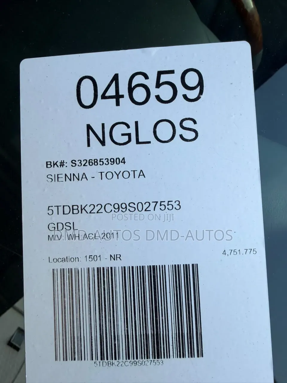 Toyota Sienna 2009
