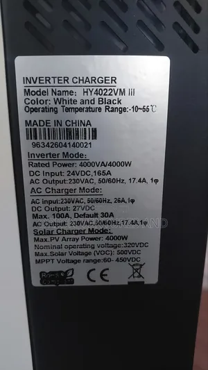 4kva 24v Hybrid Inverter ( High Voltage High Frequency)