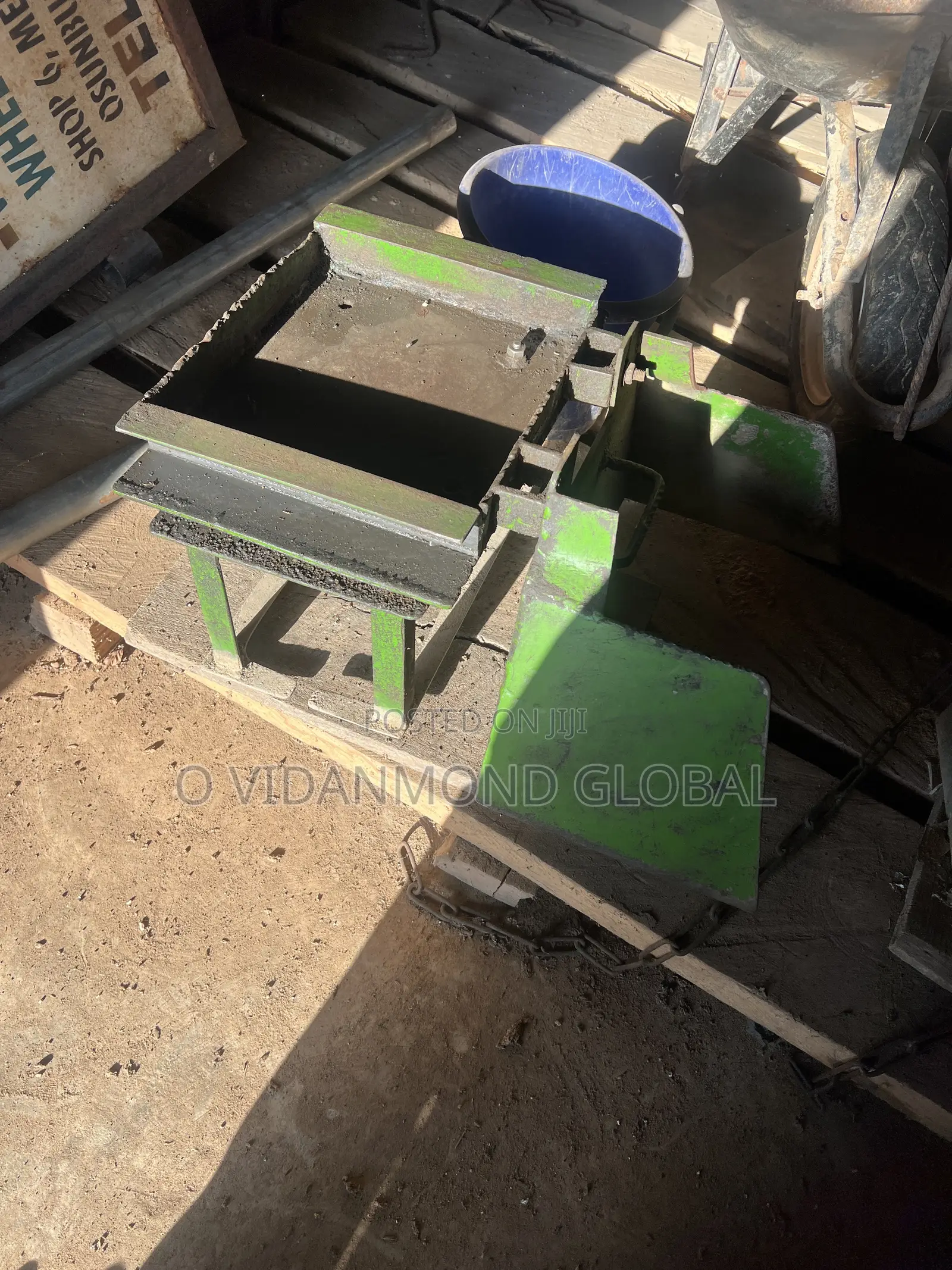 Neatly Used Concrete Block Machine