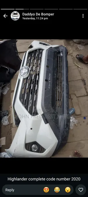 Complete Bomper Rav4 2020 Model