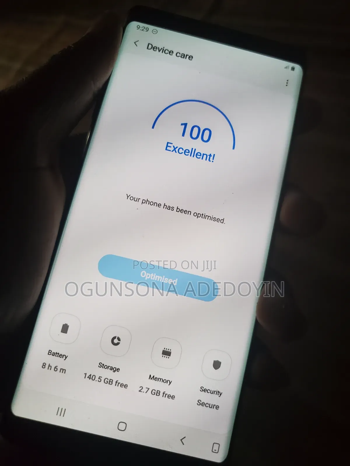 Samsung Galaxy Note 8 256 GB Black