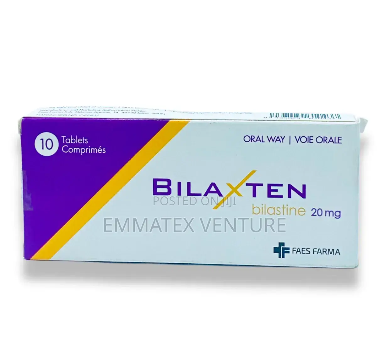 Bilaxten 20mg Tablet (Bilastine) X10