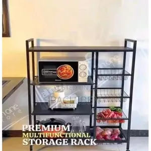 Kitchen Storage Rack With 4 Baske (90cm)