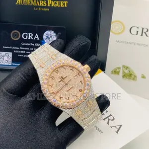 VVS Moissanite Diamond Quality Luxury Men Audemars Piguet Wristwatch