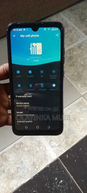 Tecno Pop 5 32 GB Black