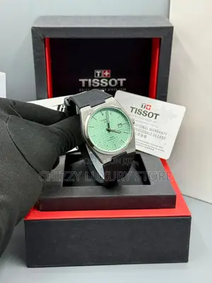 Tissot Quality Luxury Men Rubber Strap Wristwatch