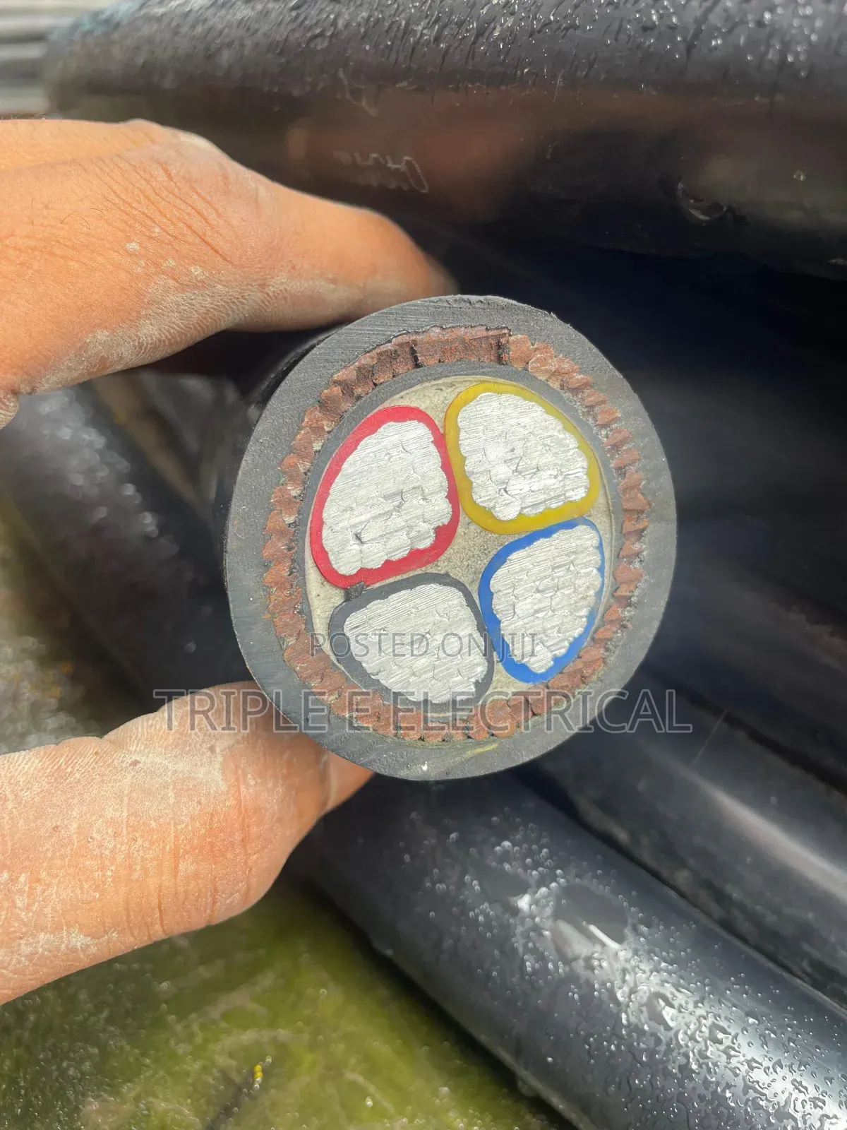 50mm 4 Core Armoured Cable Aluminum Fullguage