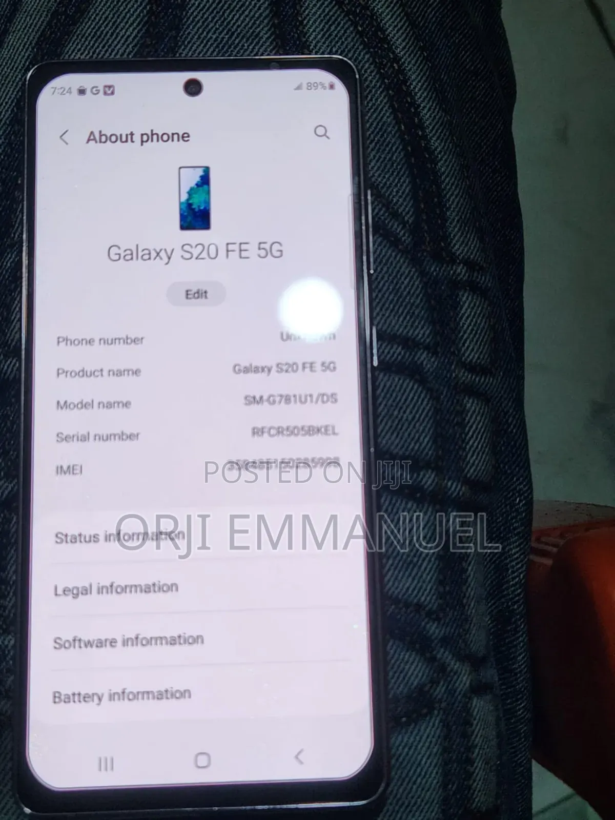 Samsung Galaxy S20 FE 5G 128 GB