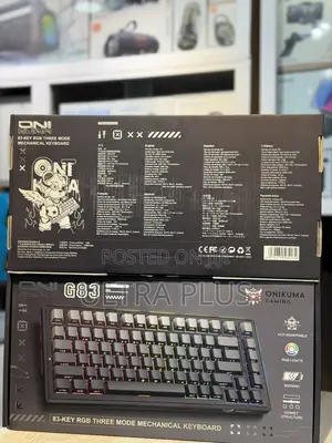 Onikuma G83 83 Keys Mechanical Keyboard Wireless Gaming Keyboard