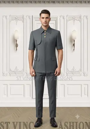 Grey Safari Suit