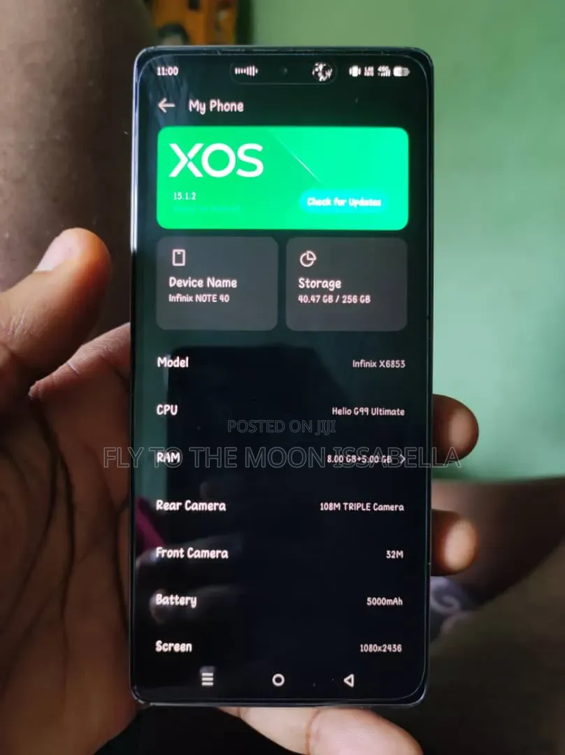 Infinix Note 40 256 GB Rose Gold