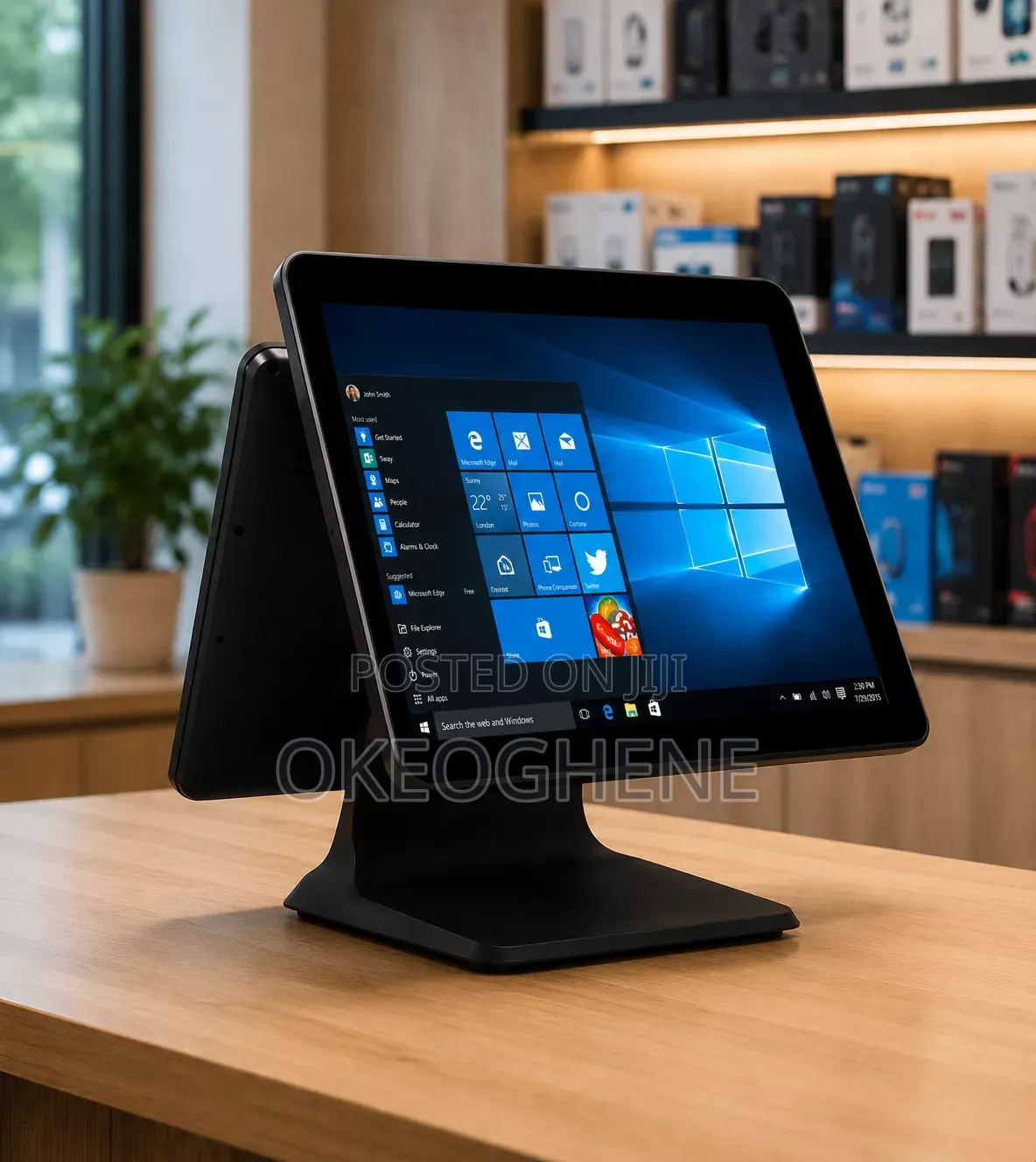 Double Screen Pos System(15.6 User Screen + 11.6 Customer Display)