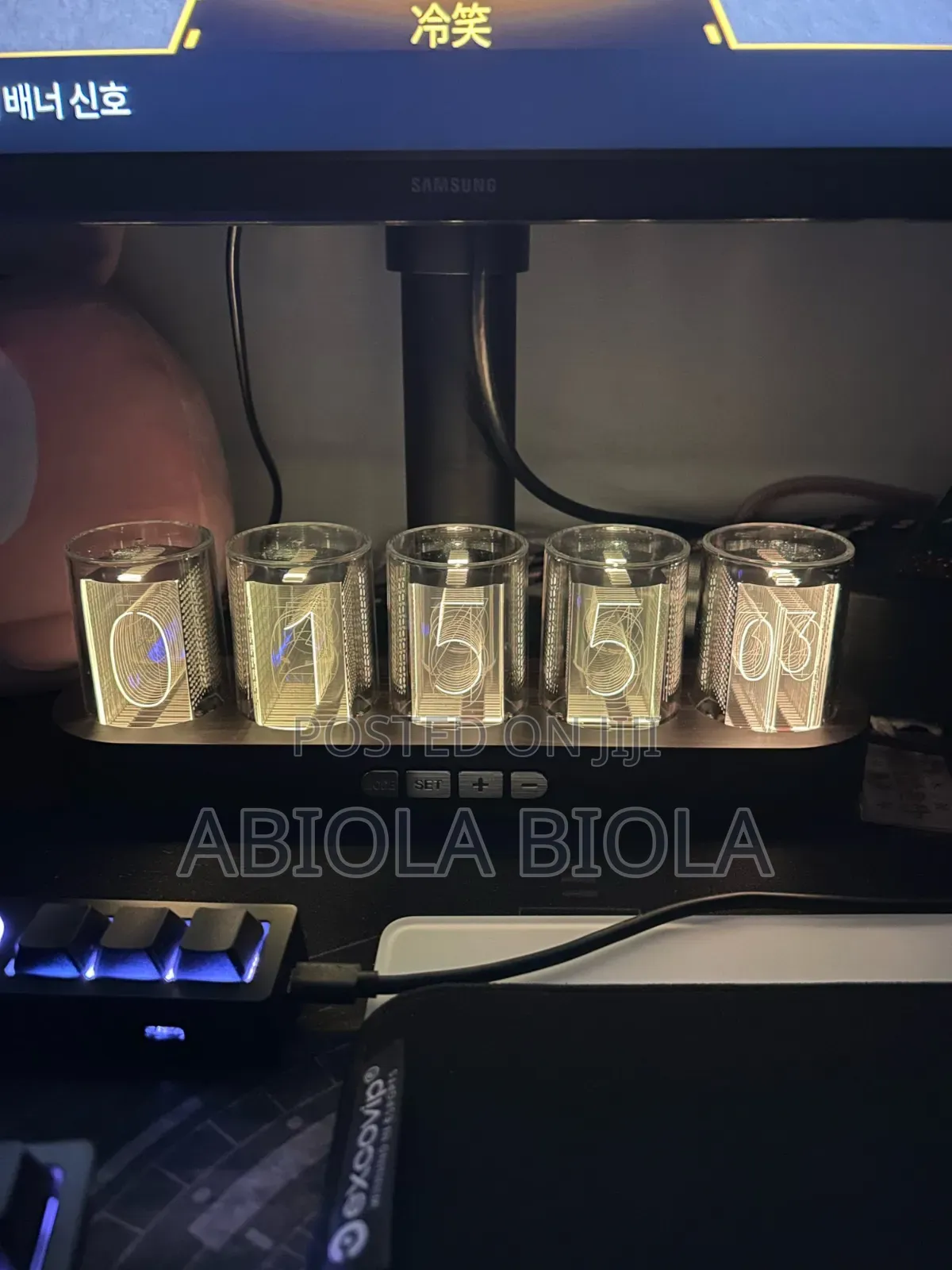 Tube Digital Clock