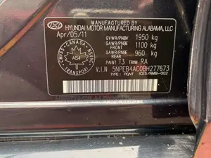 Hyundai Sonata 2012 Black