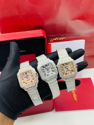 *Cartier Full Stone * (Zirconia Stone) Automatic
