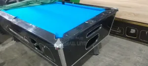 Blue Marble Snooker Board