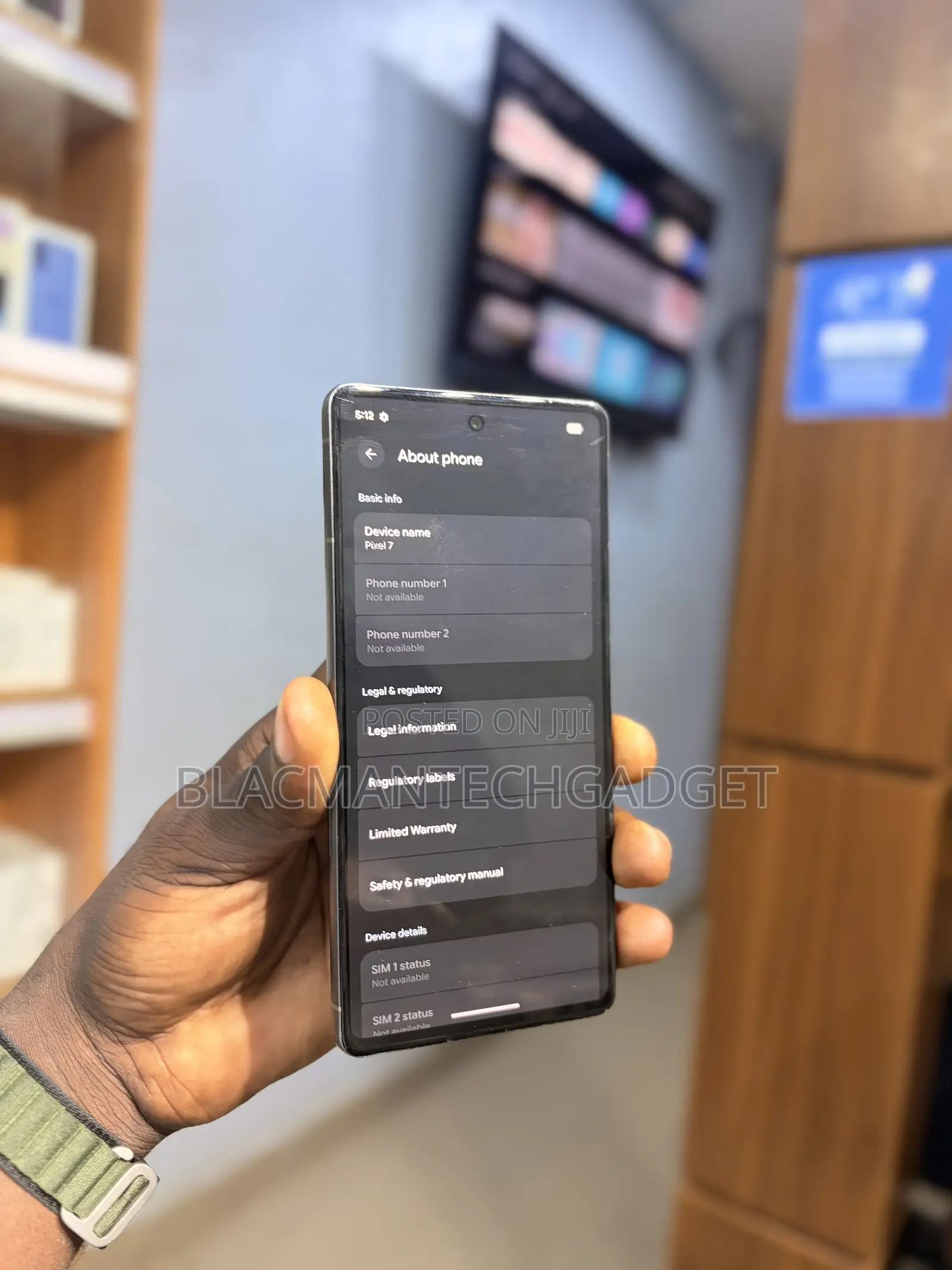 Google Pixel 7 128 GB Black