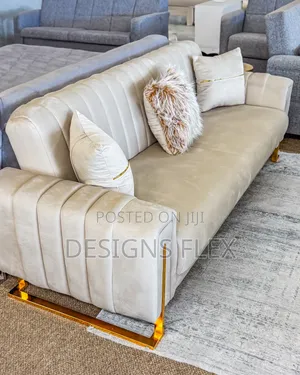 Metallic Base Turkish Sofa