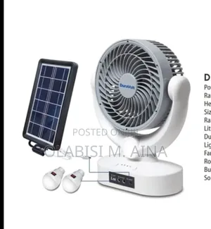 Duravolt Solar Panel Fan