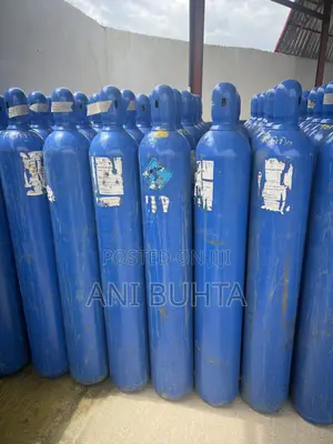 Empty Oxygen Gas Cylinder