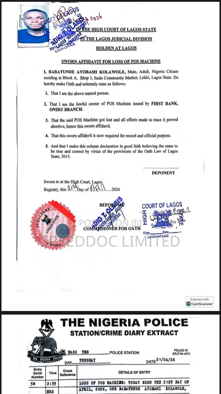 Affidavits of All Kinds