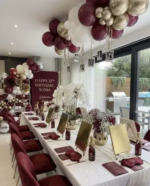 Sip and Paint Event Decoration