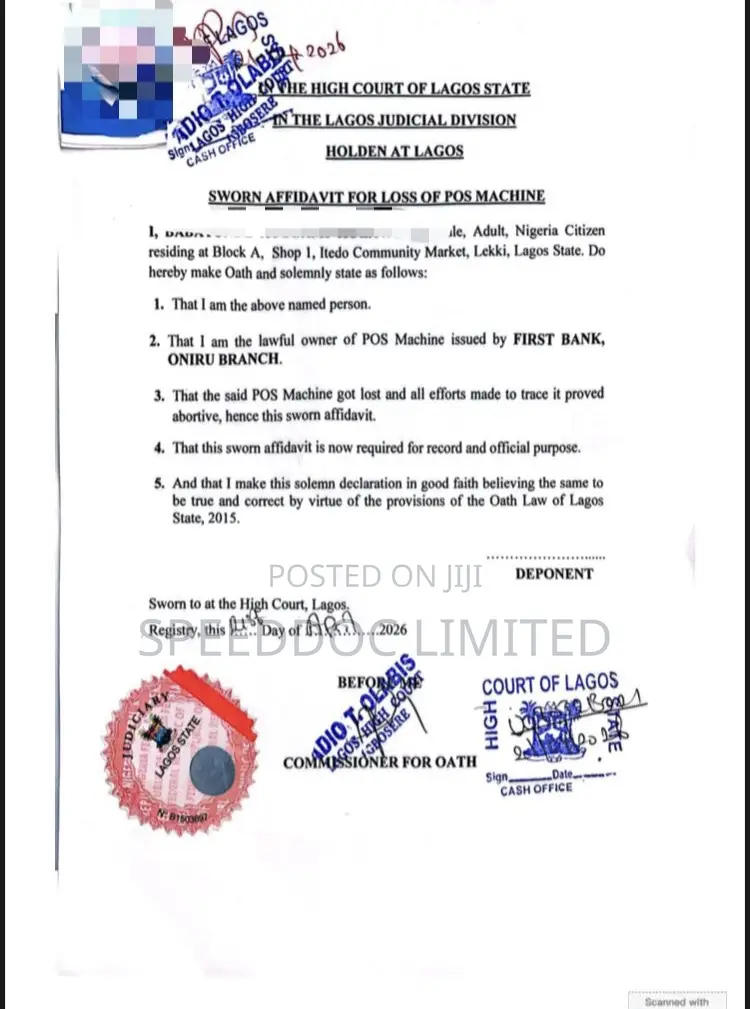 Court Affidavit