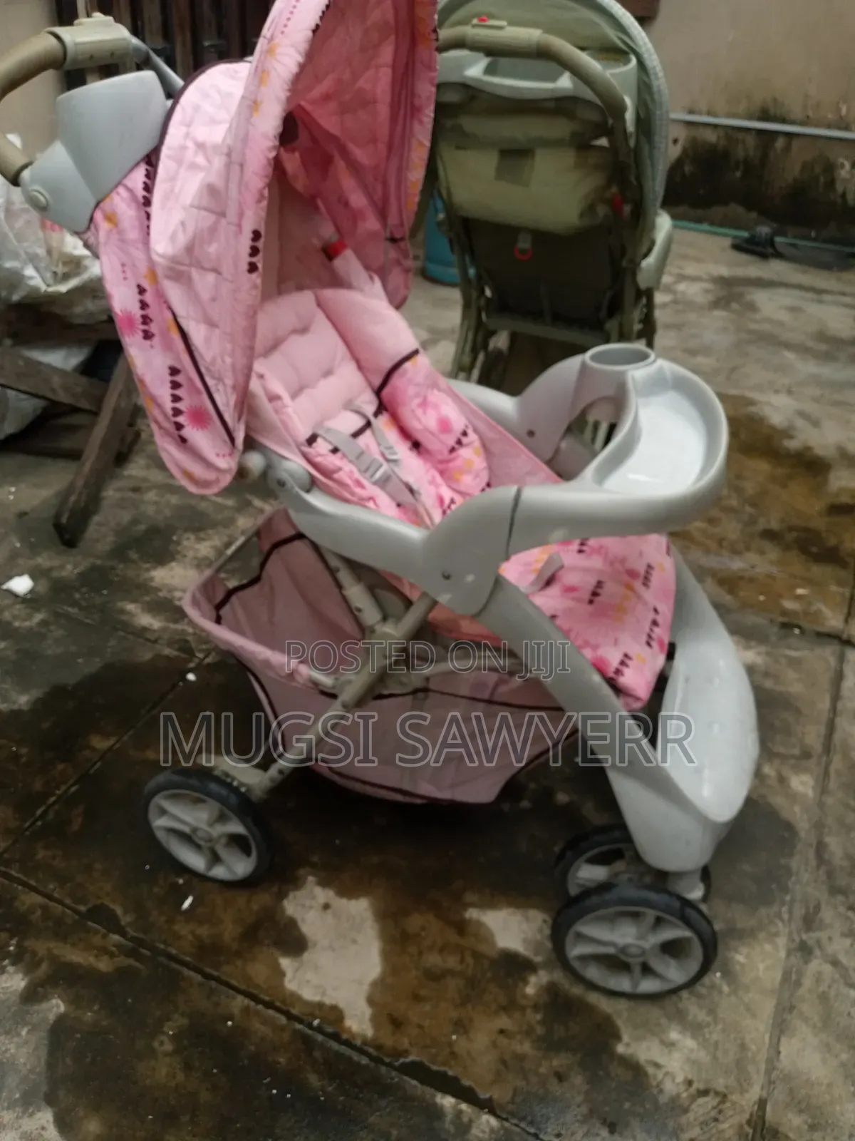 Pink Graco Baby Stroller