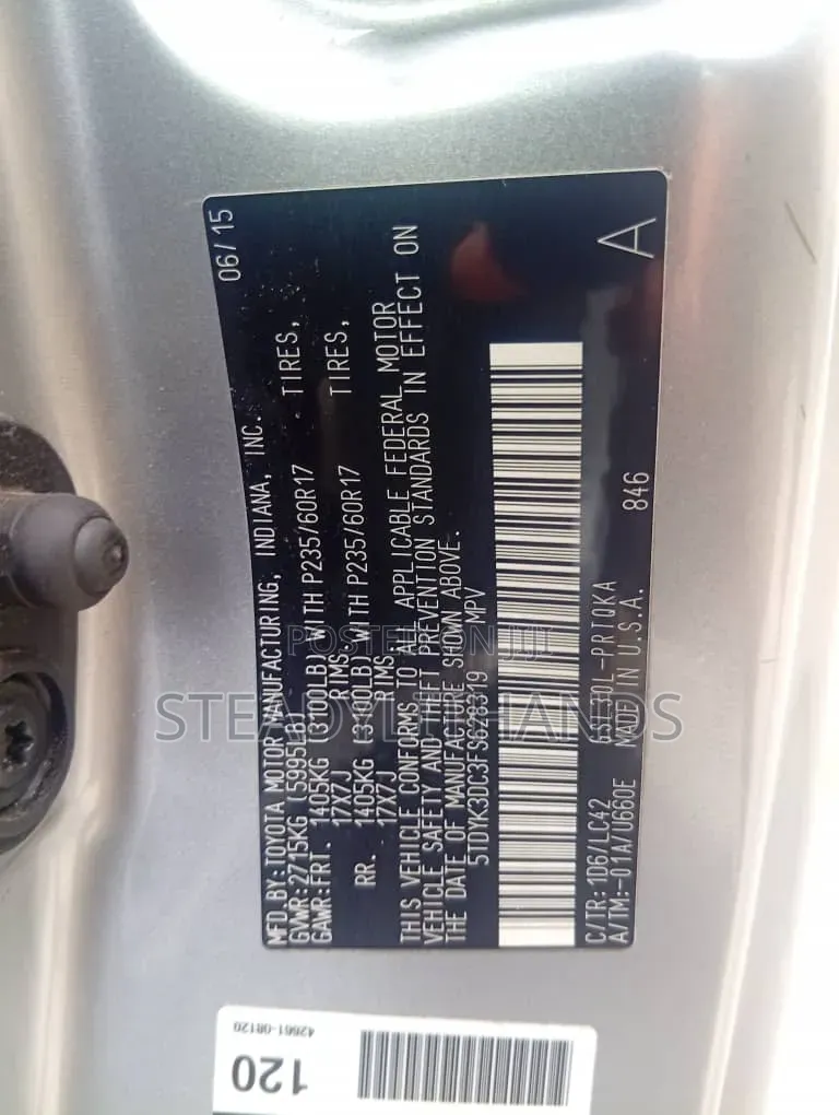 Toyota Sienna 2015 Silver