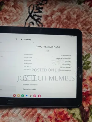 Samsung Galaxy Tab Active4 Pro 64 GB Black