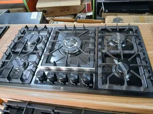 Gs Anti-Rust Stainless Steel Inbuilt 5 Burners Gas Cooker 60x90cm
