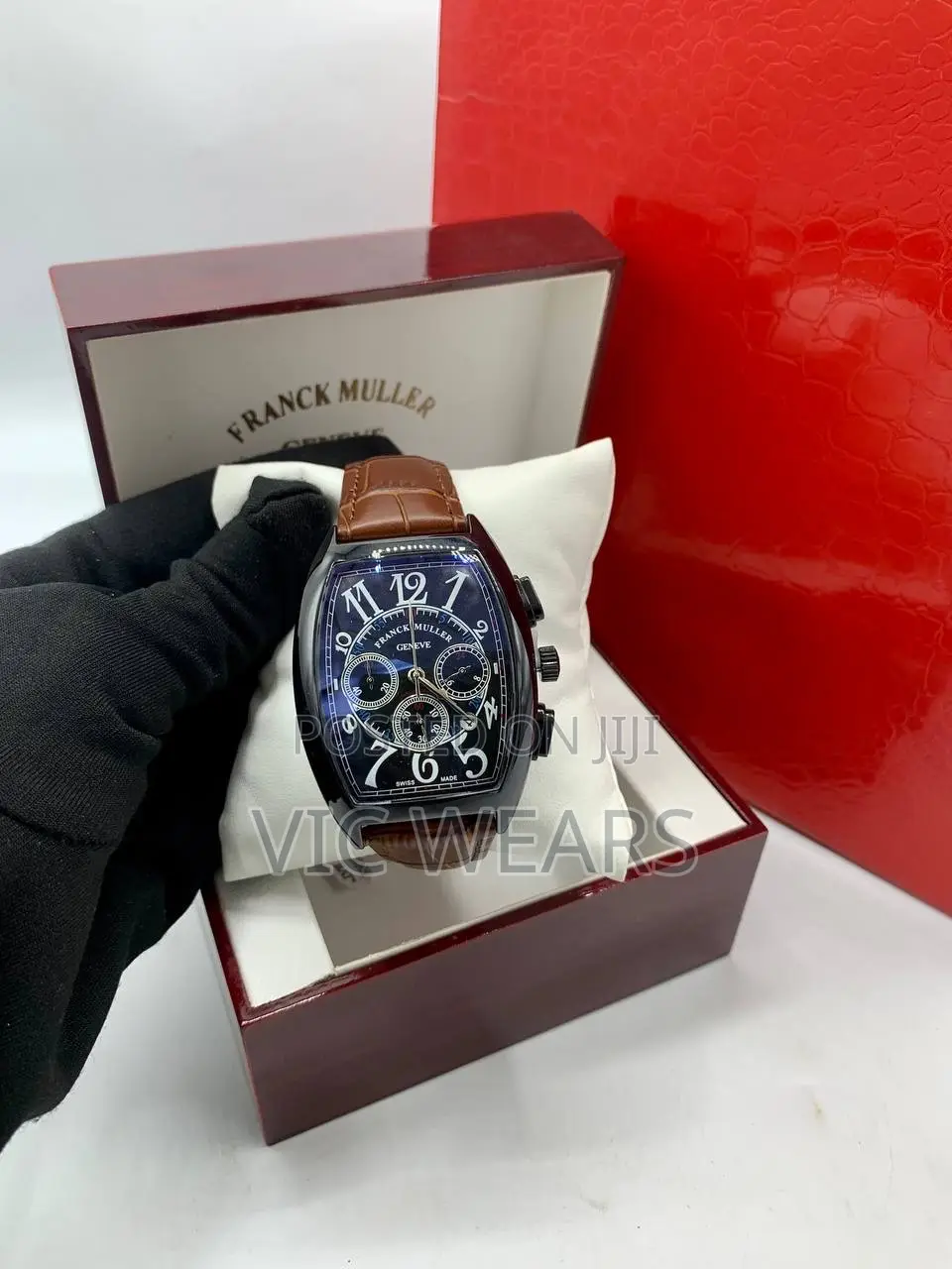 Mid Grade Franck Muller Leather Watches