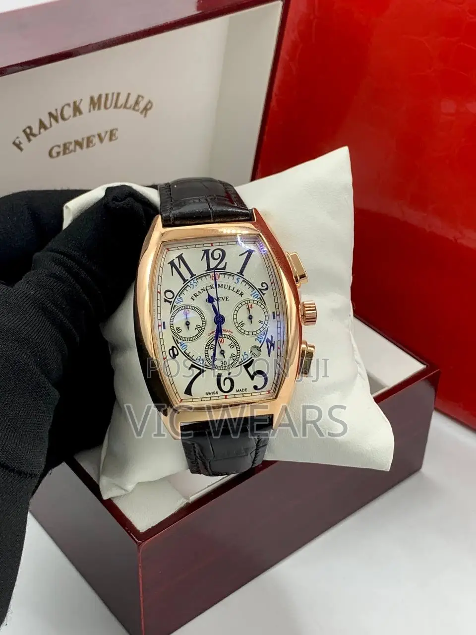 Mid Grade Franck Muller Leather Watches