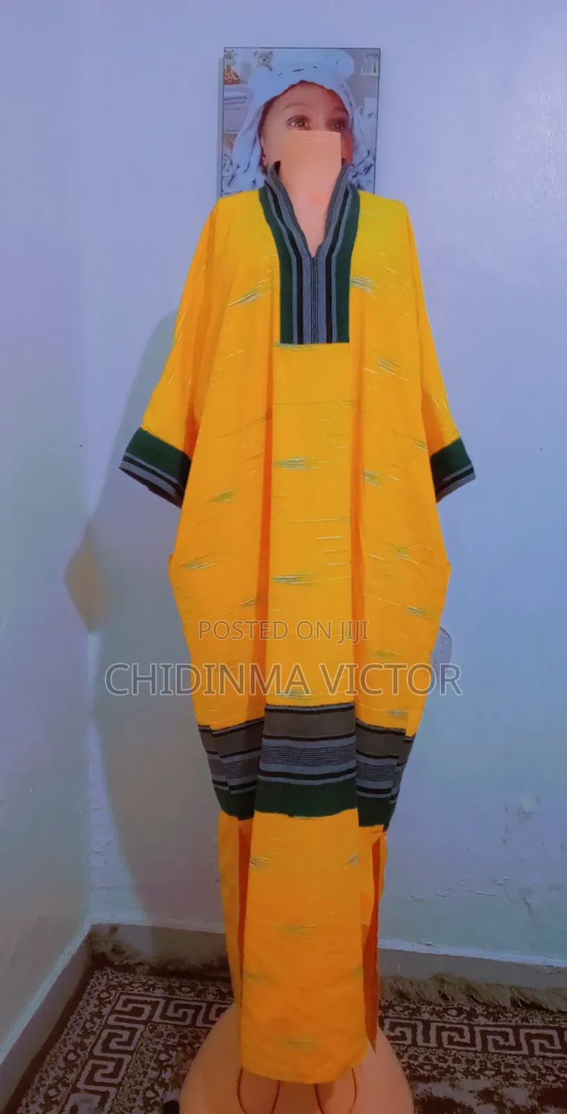 Bold Ankara Bubu Gown