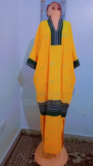 Bold Ankara Bubu Gown