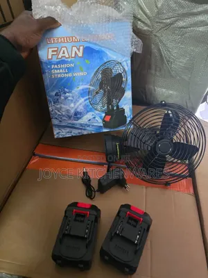 Rechargeable Fan With Double Battery