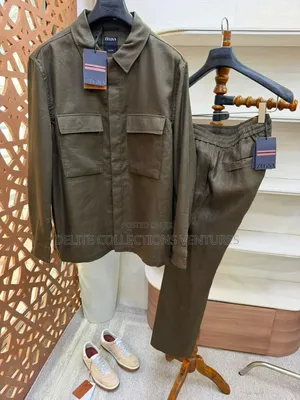 100 Original Zegna Linen Set Available in Store Xl — 4xl
