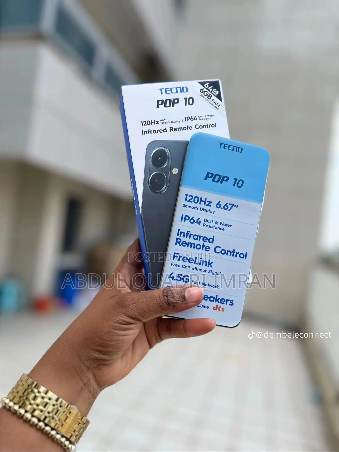 Tecno Pop 10 64 GB White