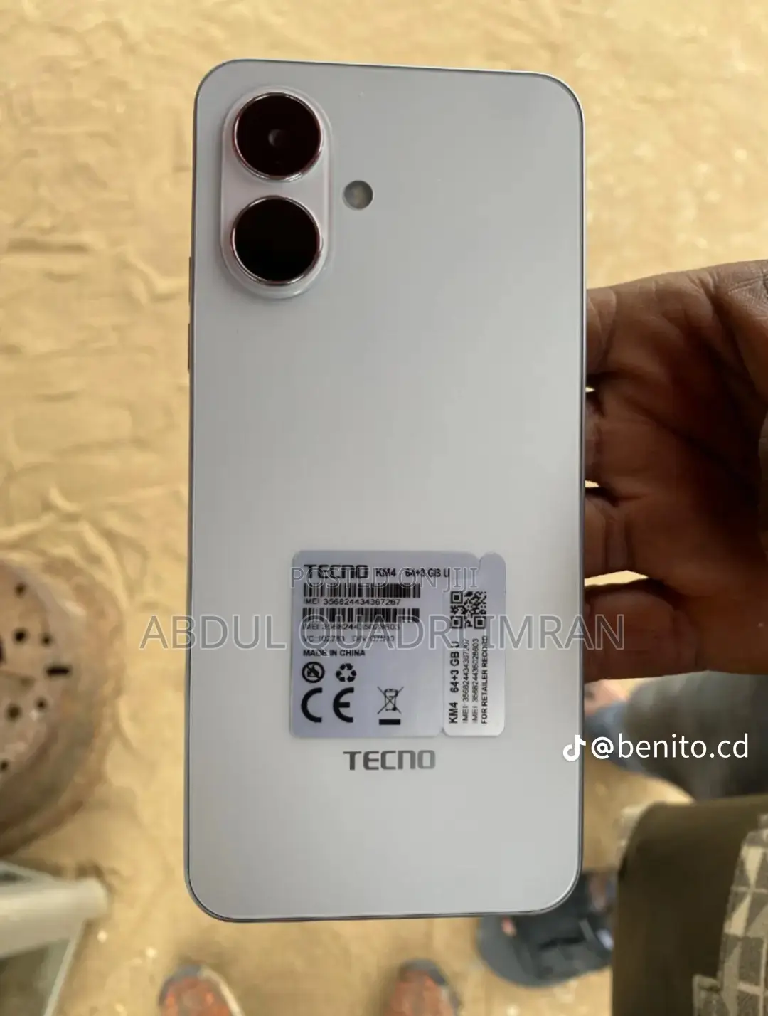 Tecno Pop 10 64 GB White