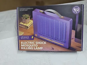 Rechargeable Uv Fly And Mosquito Zapper Lamp - Powerful Electric Shock