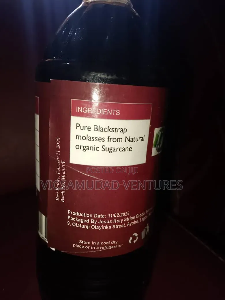 Unsulphured Blackstrap Mollases 1000ml