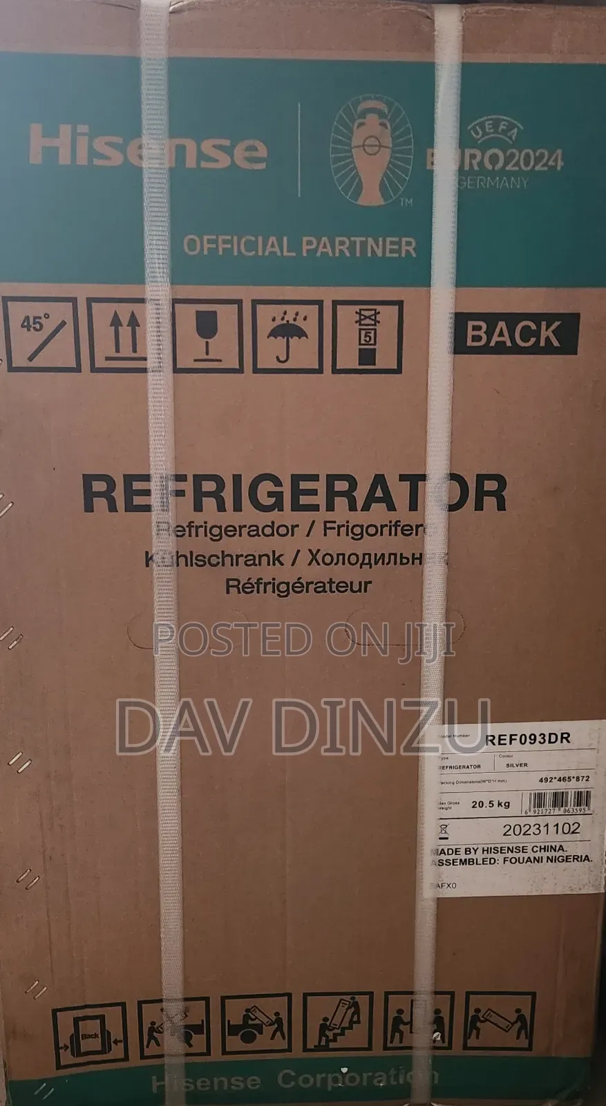 Brand New Hisense Refrigerator