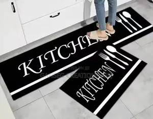 Anti-Slip Water Absorbent Kitchen Runner Mat Set (50x60 + 50x180cm)