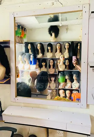Saloon Mirror and One Layer Shelf