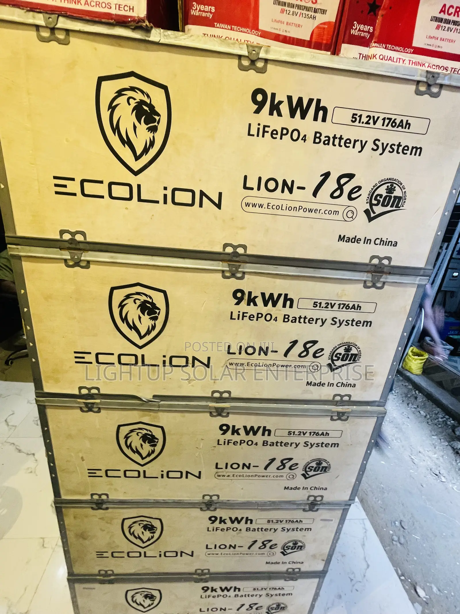 Ecolion 9kwh 48v Lithium Battery