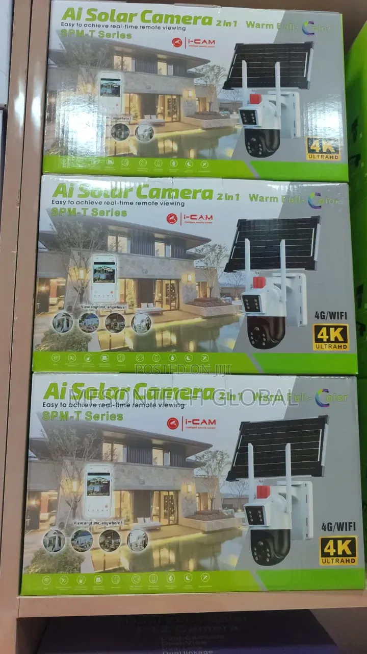 Smart Solar PTZ Camera Single Lens