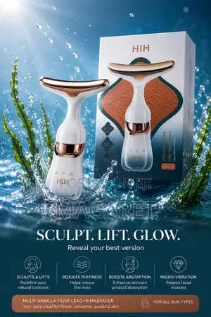 Face Sculpting Massager( Facial And Neck Massager, Rechargeable Usb)