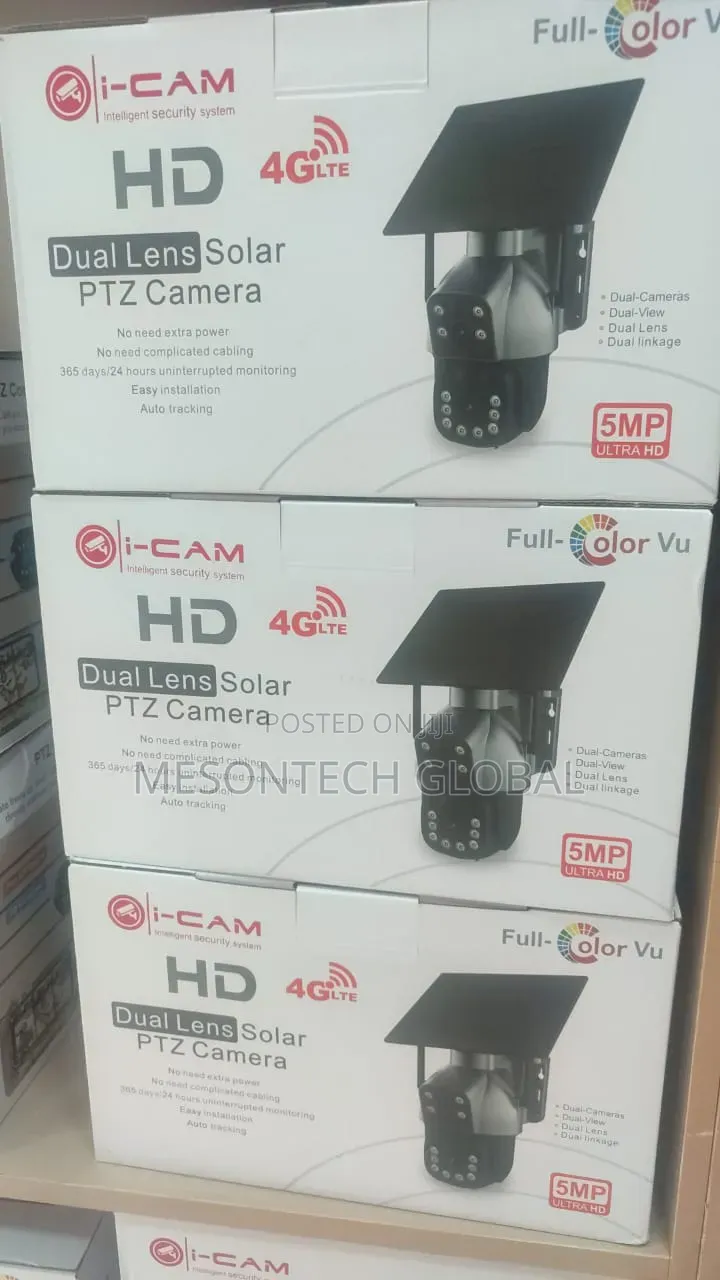 5mp 4g Dual Lens Solar PTZ Camera