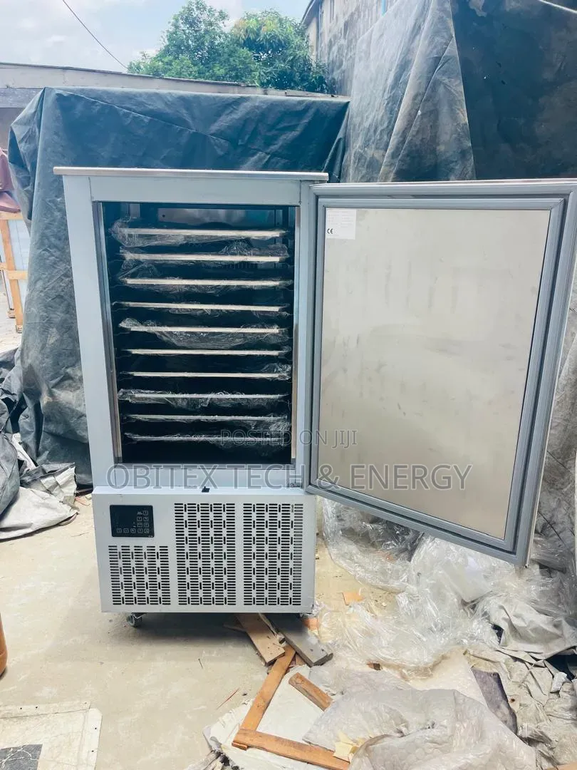 10-Tray Commercial Blast Freezer | Shock Freezer|Digital Control|-36°c